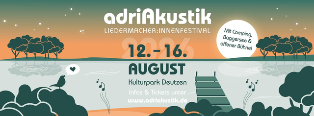 Festivalticket adriAkustik 2026: Drei Tage (Do-Sa)