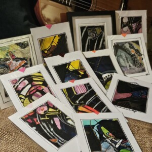 Feli - Minibilder Acryl DIN A5 (Unikate!)