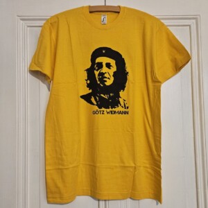 T-Shirt Götz Widmann "Ahoi" Gelb