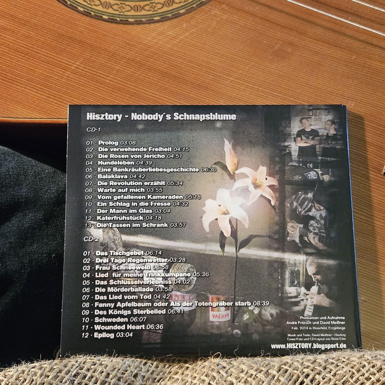 Hisztory - Doppel-CD - Nobody's Schnapsblume – Bild 2