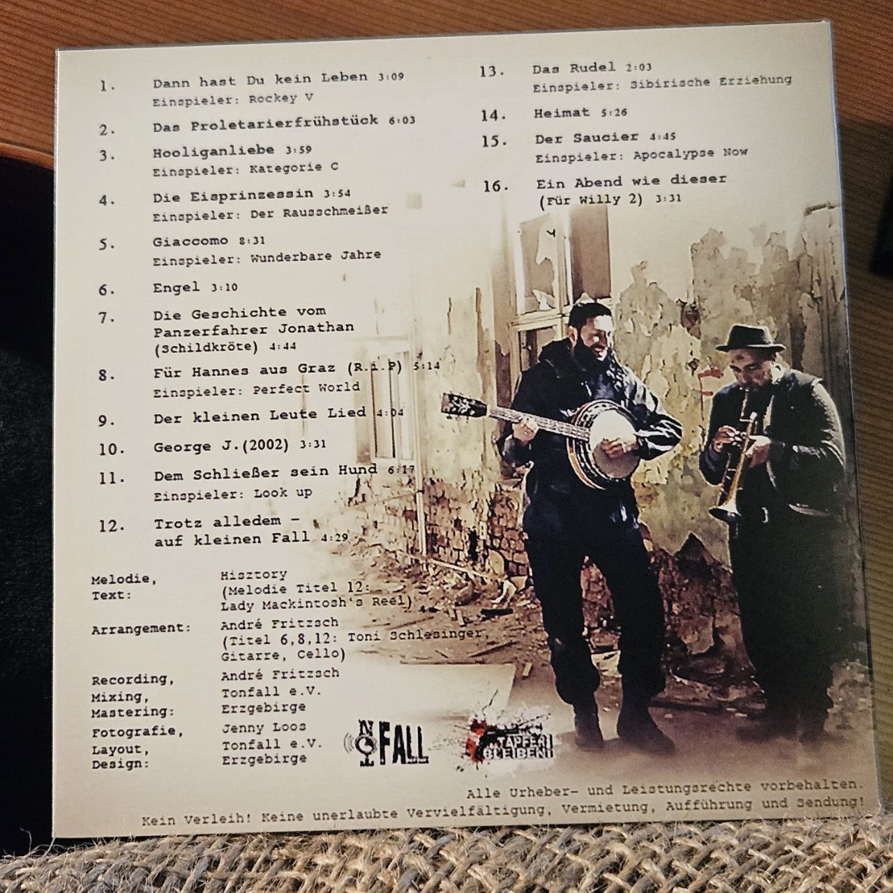 Hisztory - CD - Der kleinen Leute Lied – Bild 2